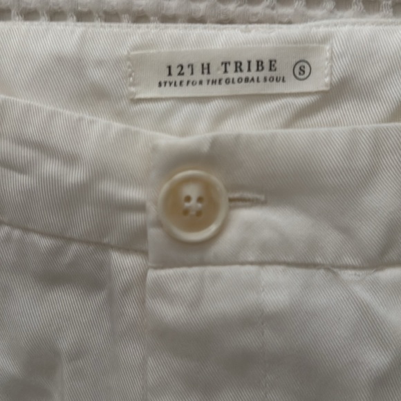 12th Tribe white trousers - Picture 2 of 4